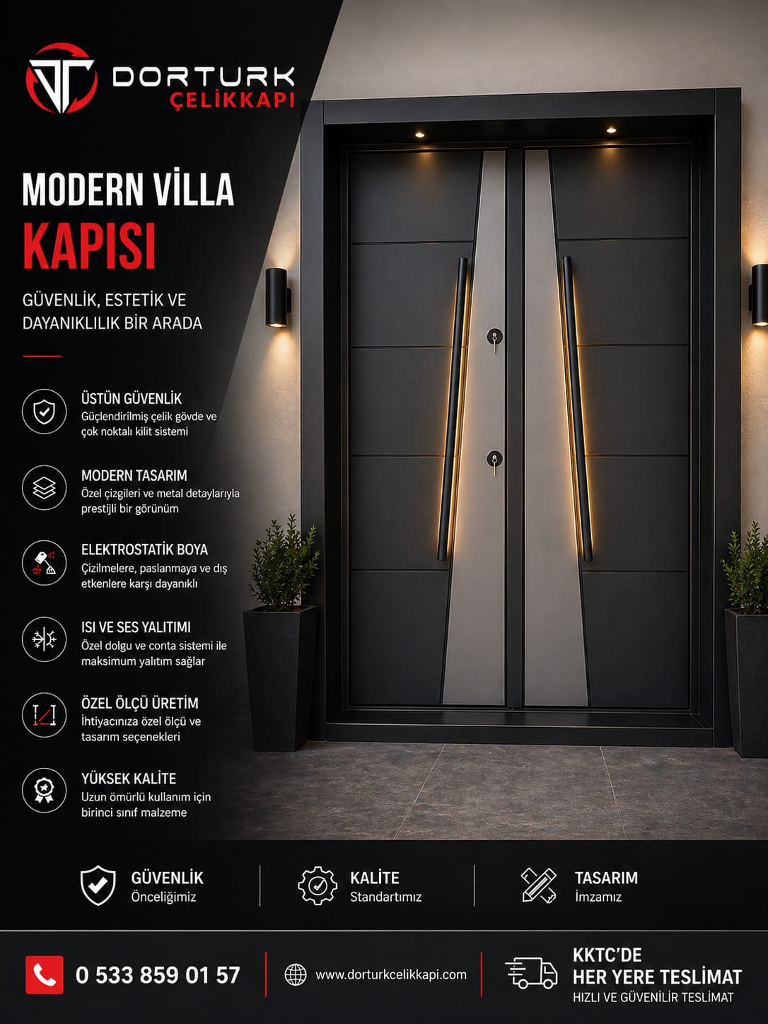 MODERN VİLLA KAPISI DT2484